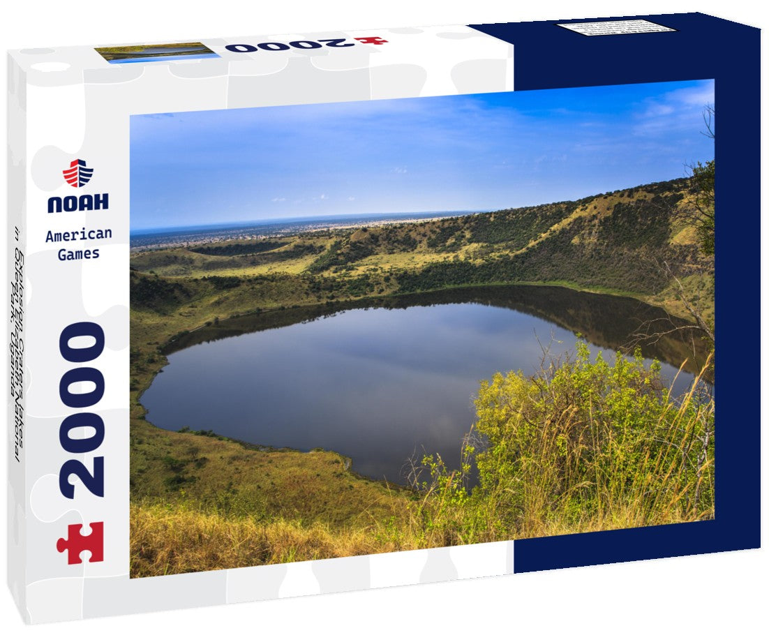 Explosion Craters lakes in Queen Elizabeth National Park, Uganda 2000pc Puzzle