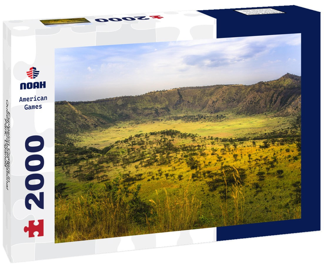 Explosion Craters in Queen Elizabeth National Park, Uganda 2000pc Puzzle