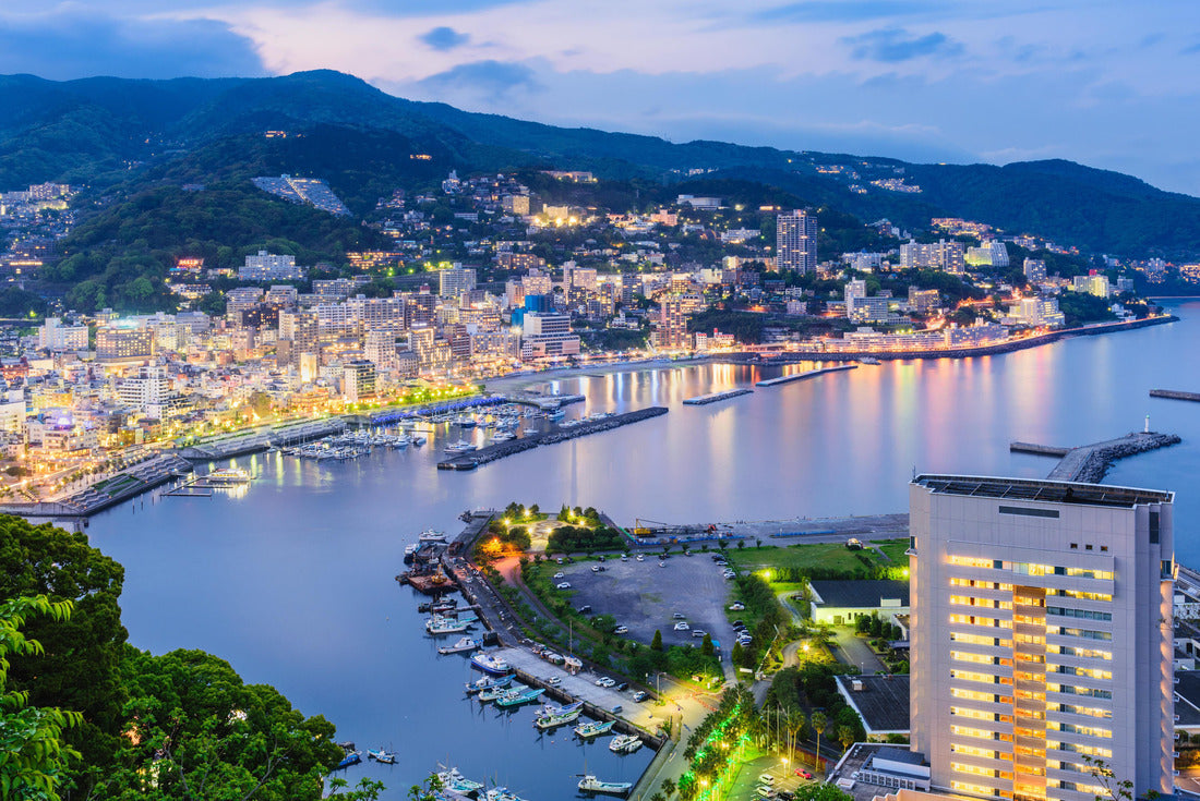 Noah Jigsaw Puzzle Atami City, Japan Skyline at twilight 2000 pieces