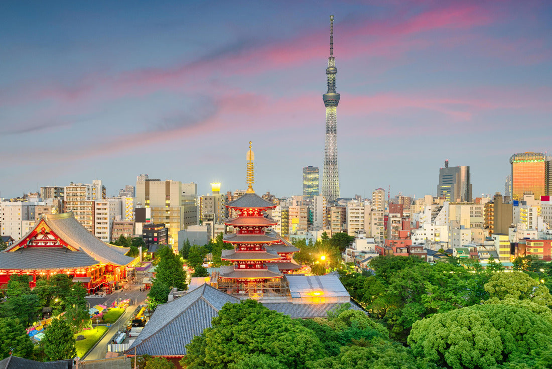 Tokyo, Japan skyline in Asakusa 2000pc Puzzle