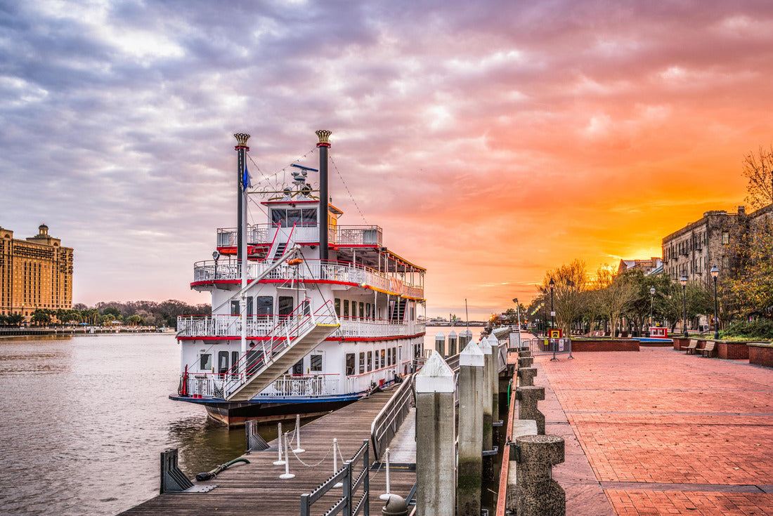 Savannah, Georgia, USA waterfront at sunrise 2000pc Puzzle