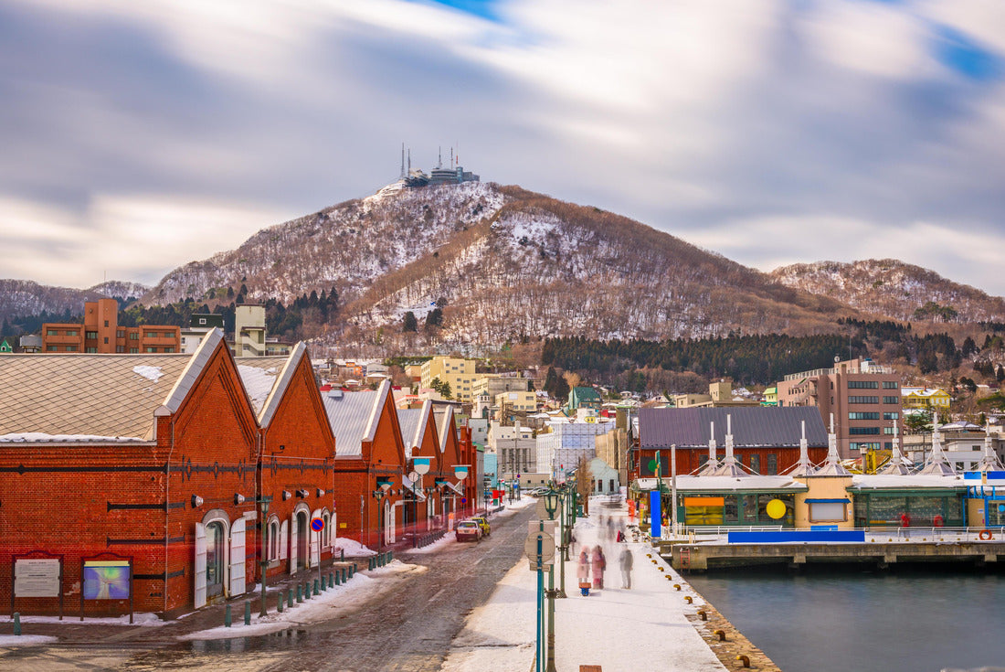 Hakodate, Japan cityscape at the historic Red Brick Warehouses and Mt. Hakodate 2000pc Puzzle