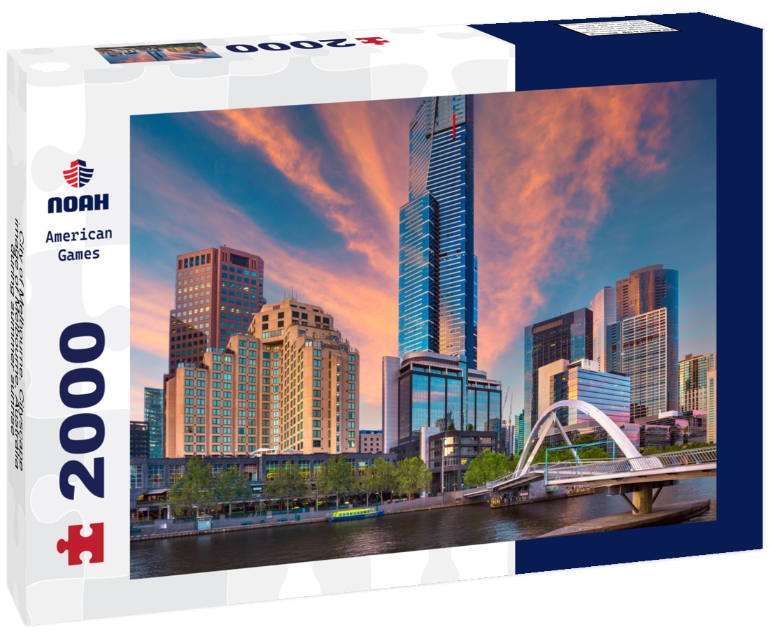 Melbourne, Australia Cityscape summer sunrise 2000pc Puzzle