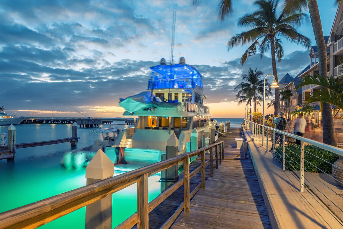 Anchored yacht in Key West Port, Florida 2000pc Puzzle