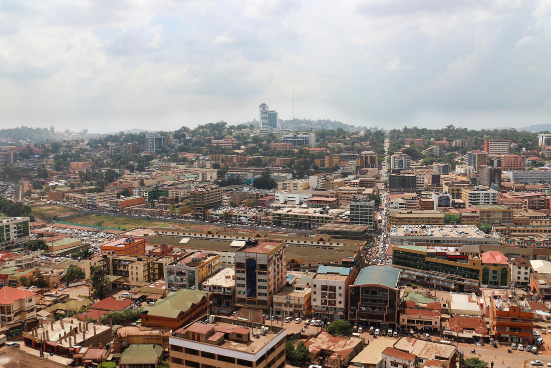 the city of Kampala. View from above from the minaret of the biggest mosque 2000pc Puzzle