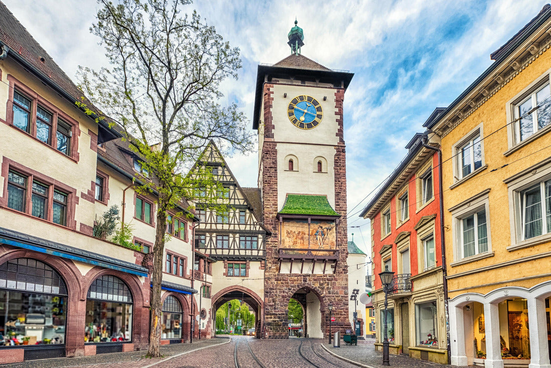 Schwabentor - historic city gate in Freiburg im Breisgau, Baden-Württemberg, Germany 2000pc Puzzle