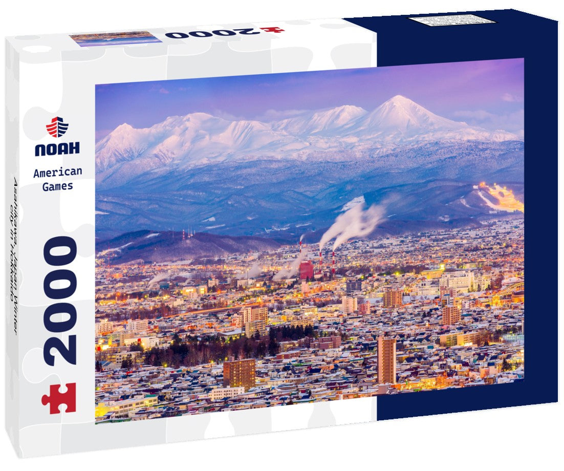 Asahikawa, Japan Winter city in Hokkaido 2000pc Puzzle
