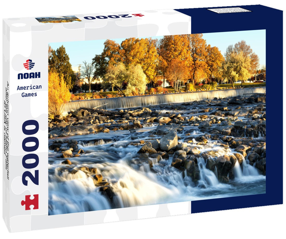 An autumn view of the waterfall after the city of Idaho Falls, ID USA is named 2000pc Puzzle