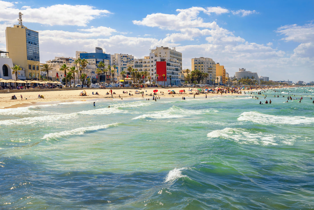 the city beach of Sousse. Tunisia, North Africa 2000pc Puzzle