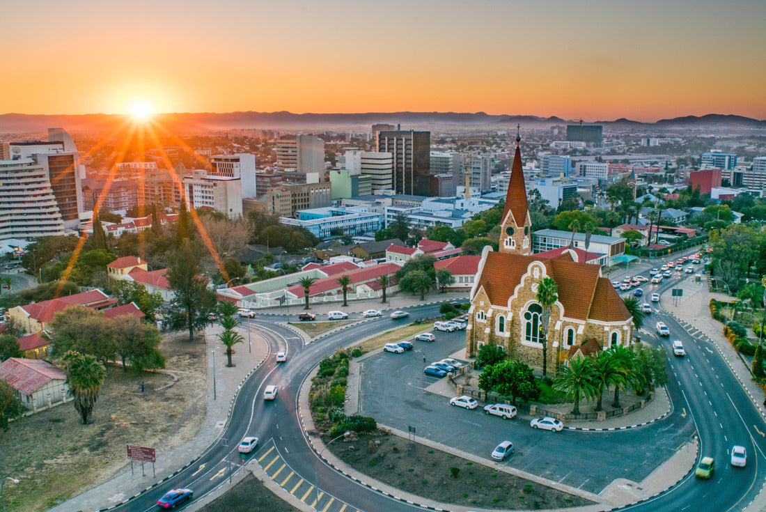 Namibia's Capital at Sunset - Windhoek, Namibia 2000pc Puzzle