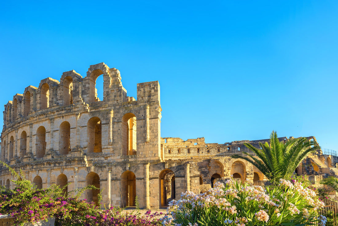 Noah Jigsaw Puzzle Panoramic view of the ancient Roman amphitheater in El Djem. Governor of Mahdia, Tunisia, North Africa 2000 pieces
