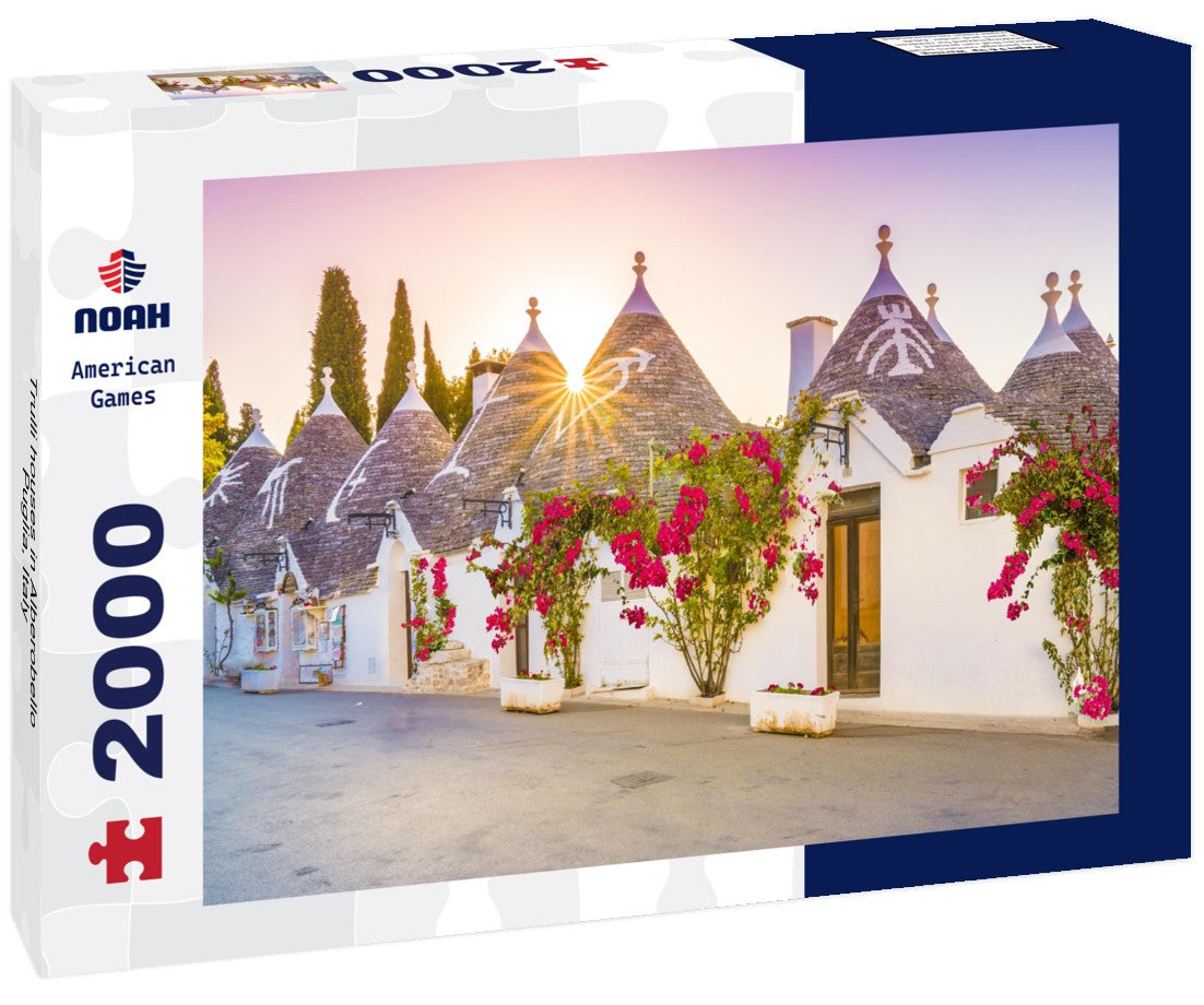 Trulli houses in Alberobello, Puglia, Italy 2000pc Puzzle