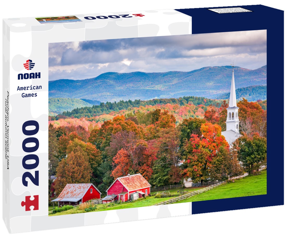 Peacham, Vermont, USA rural autumn scene 2000pc Puzzle