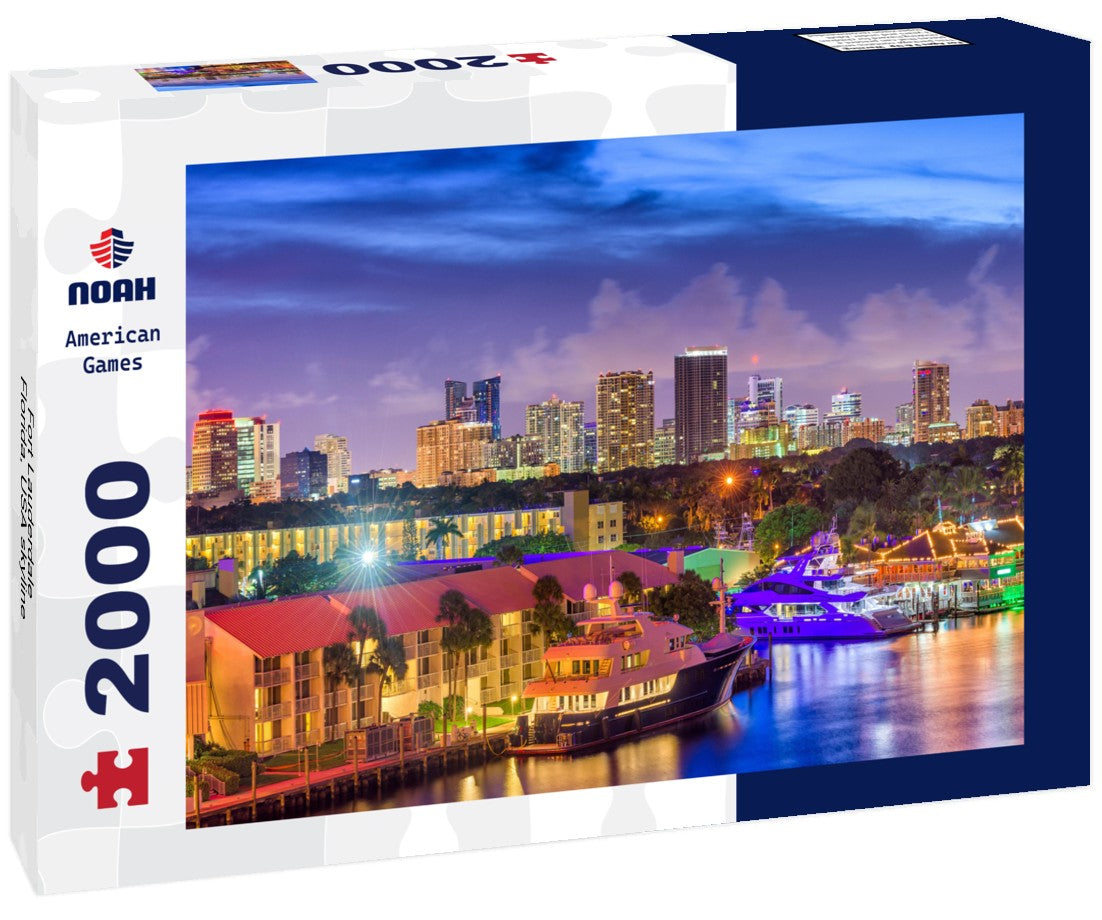 Fort Lauderdale, Florida, USA skyline 2000pc Puzzle