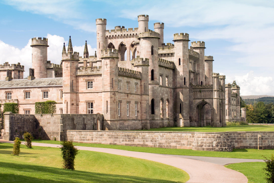 Lowther Castle, Lowther Park, Lake District, England, UK Photo of an English Castle viewed from driveway 2000pc Puzzle