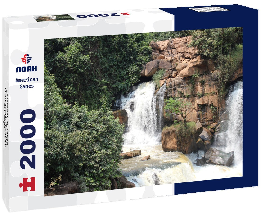 Noah Jigsaw Puzzle Waterfall in Zongo. Democratic Republic of Congo 2000 pieces