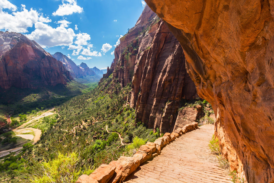 Noah Jigsaw Puzzle Beautiful scenery in Zion National Park in autumn, along the Angel's Landing trail 2000 pieces