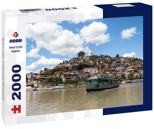 Noah Jigsaw Puzzle Boat in Lake of Patzcuaro Michoacán 2000 pieces