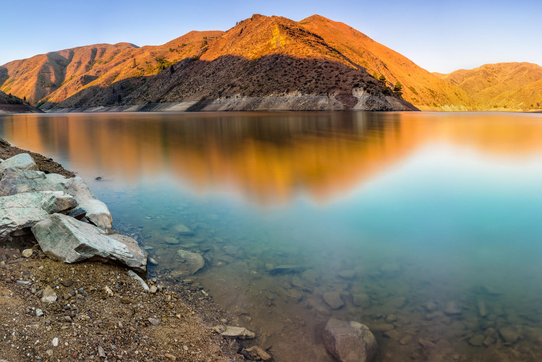 Noah Jigsaw Puzzle First sunlight hits the mountains at Lucky Peak State Park, just outside Boise, Idaho 2000 pieces