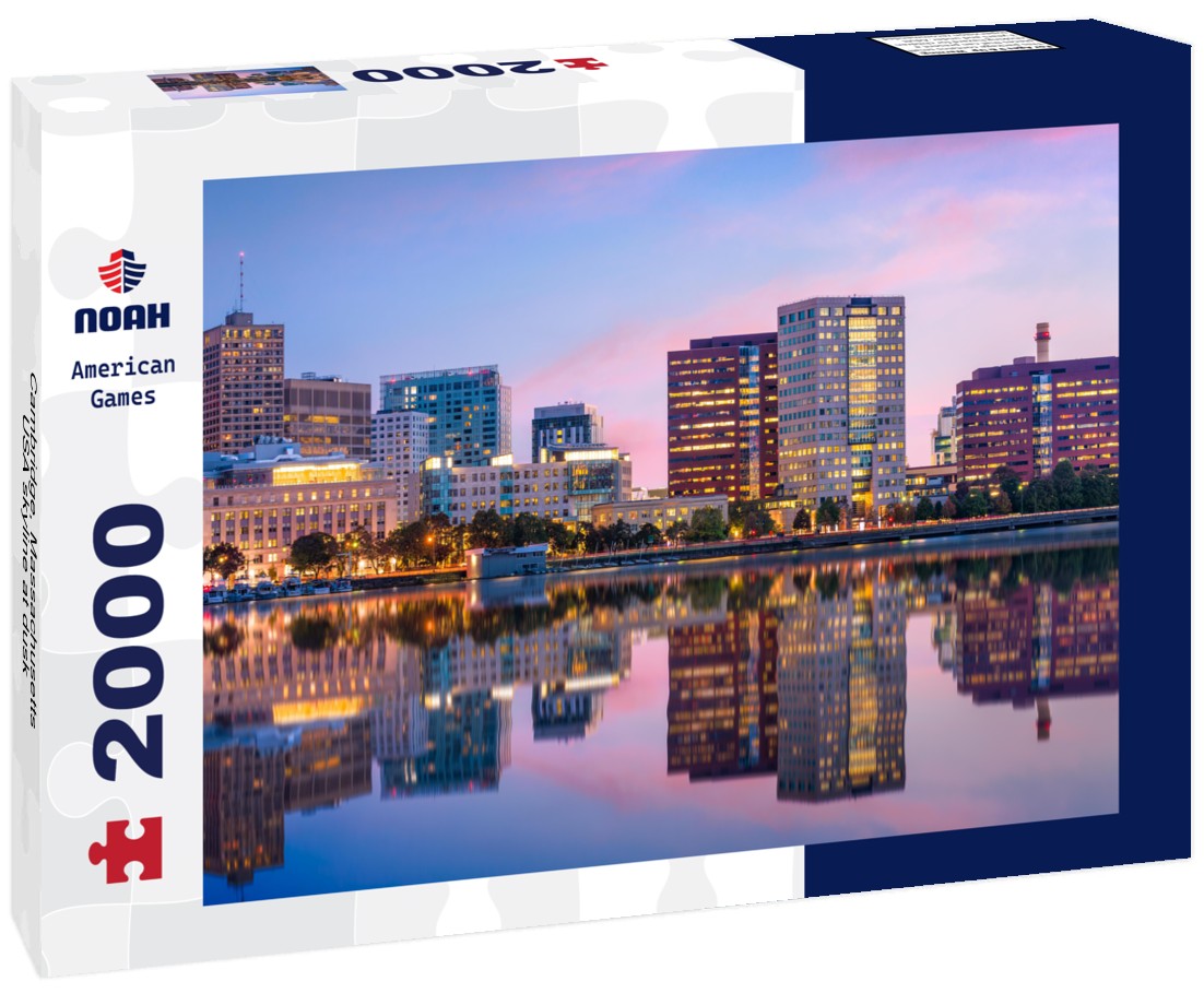 Cambridge, Massachusetts, USA skyline at dusk 2000pc Puzzle