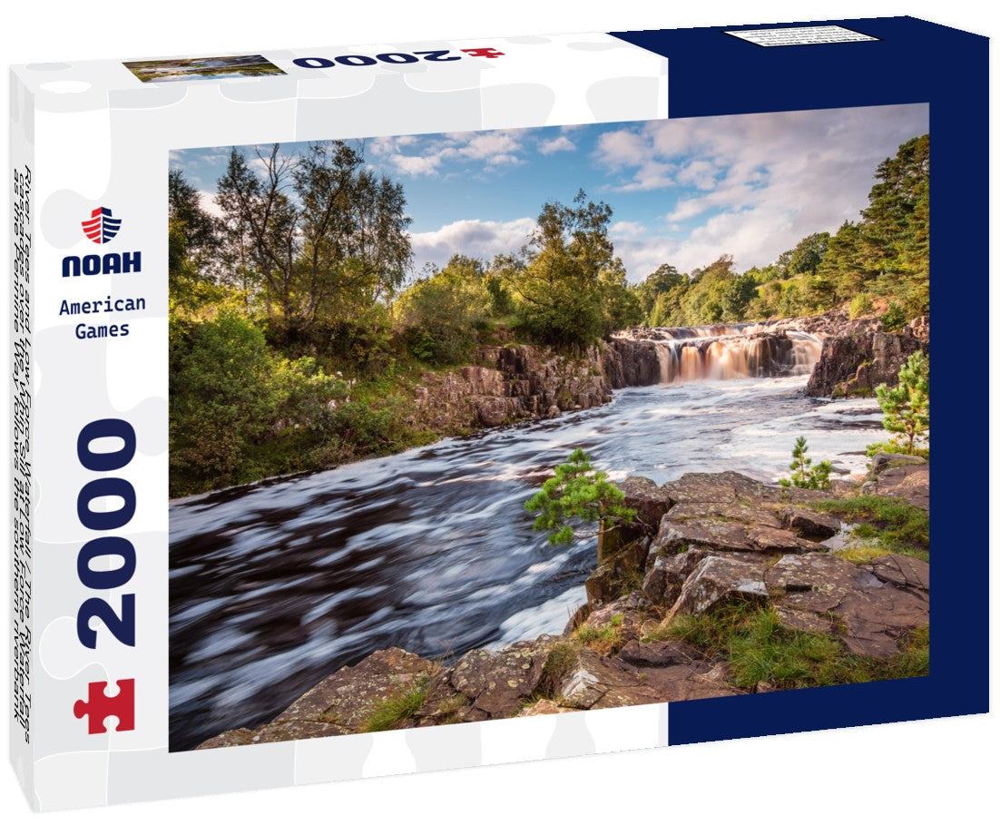 River Tees and Low Force Waterfall / The River Tees cascades over the Whin Sill at Low Force Waterfall, as the Pennine Way follows the southern riverbank 2000pc Puzzle