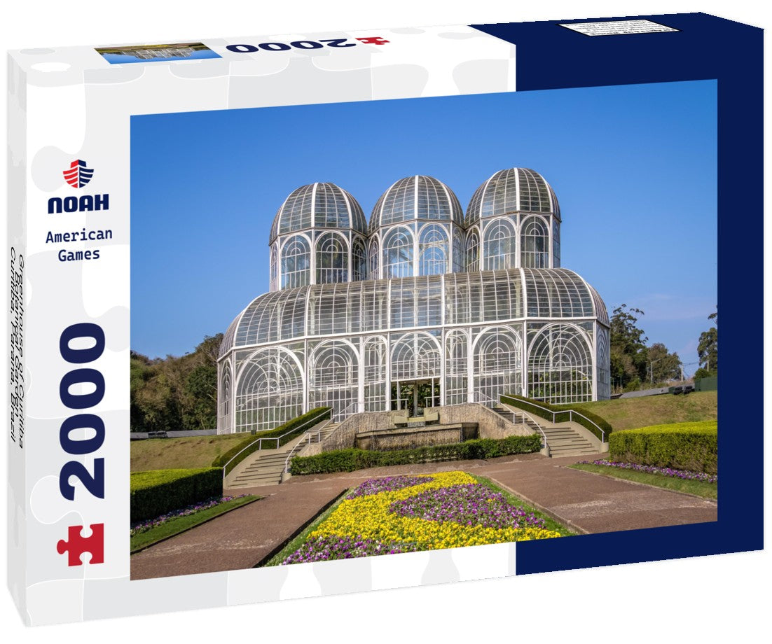 Greenhouse of Curitiba Botanical Garden - Curitiba, Parana, Brazil 2000pc Puzzle