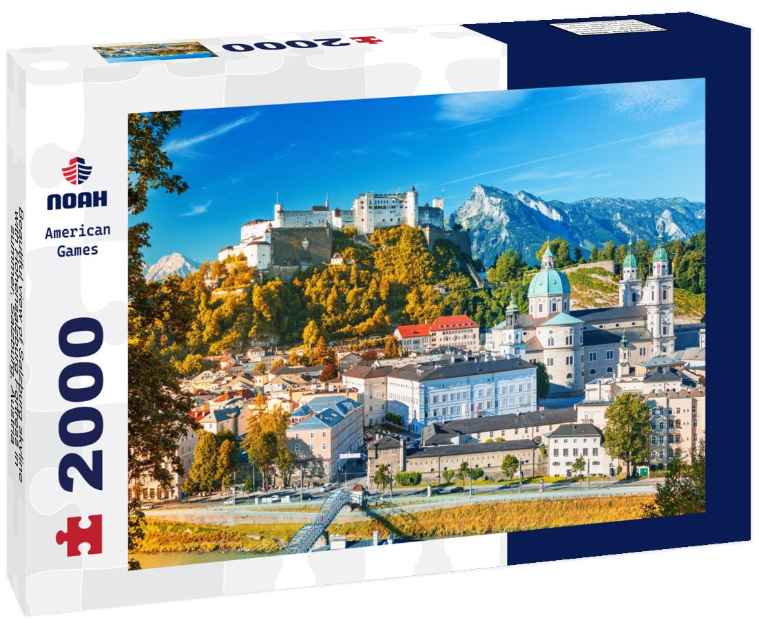 Beautiful view of Salzburg skyline with Hohensalzburg Fortress in summer, Salzburg, Austria 2000pc Puzzle