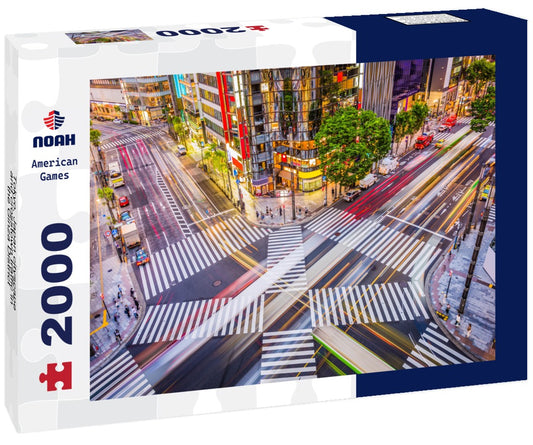Noah Jigsaw Puzzle Tokyo, Japan cityscape and crosstown traffic in the Ginza District 2000 pieces