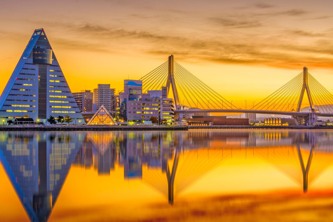 Noah Jigsaw Puzzle Aomori City, Japan skyline at night 2000 pieces