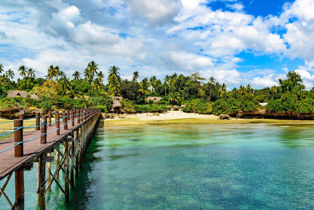 Zanzibar coastal landscape in Tanzania. Zanzibar is a semi-autonomous region of Tanzania in East Africa 2000pc Puzzle