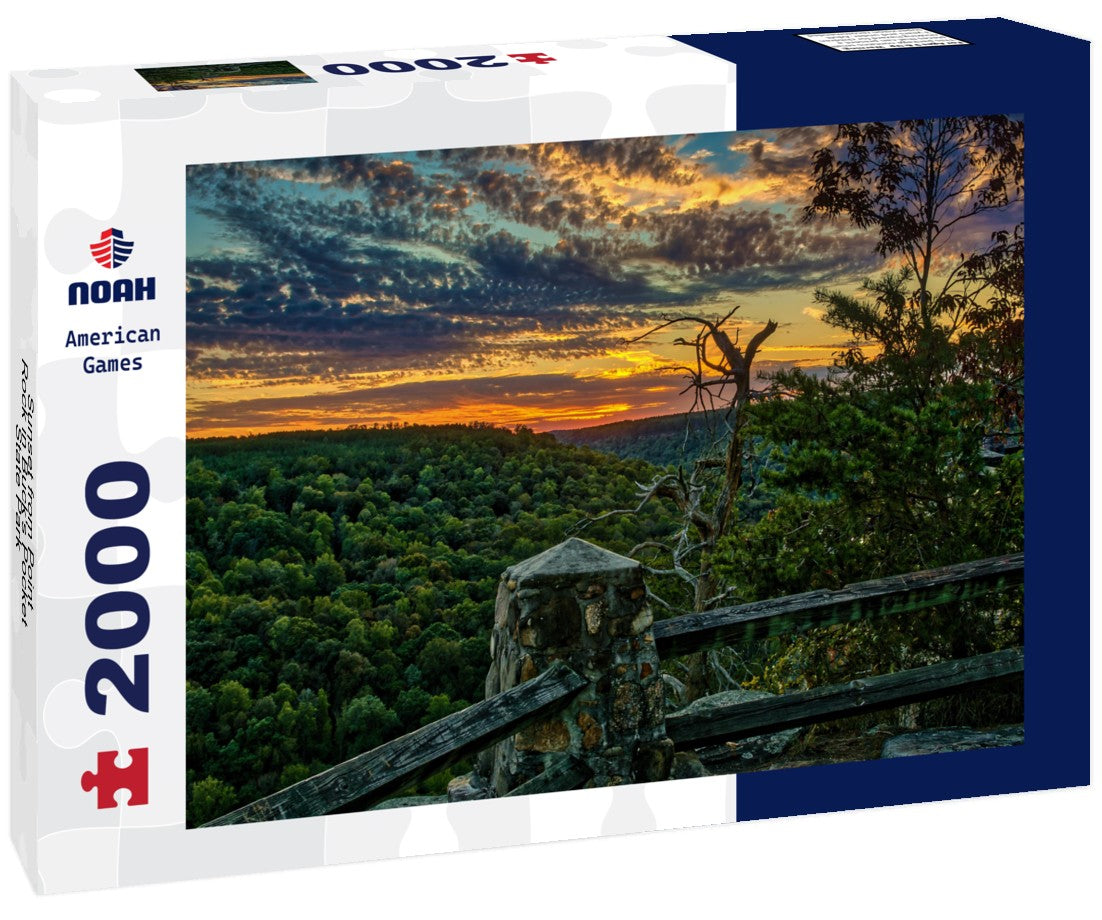 Sunset from Point Rock in Buck's Pocket State Park 2000pc Puzzle