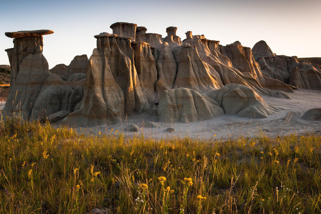 Hoodoos at Theodore Roosevelt National Park at sunrise, ND 2000pc Puzzle