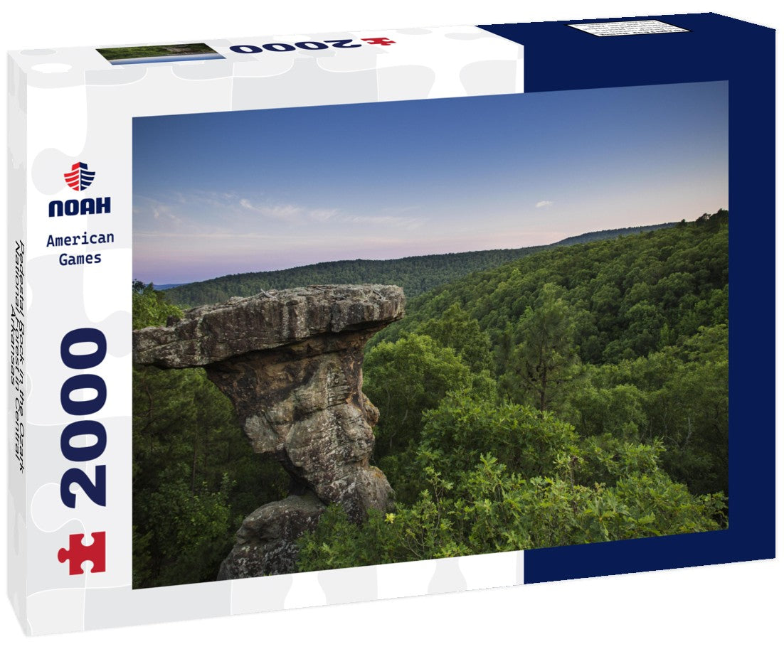 Pedestal Rock in the Ozark National Forest in Central Arkansas 2000pc Puzzle