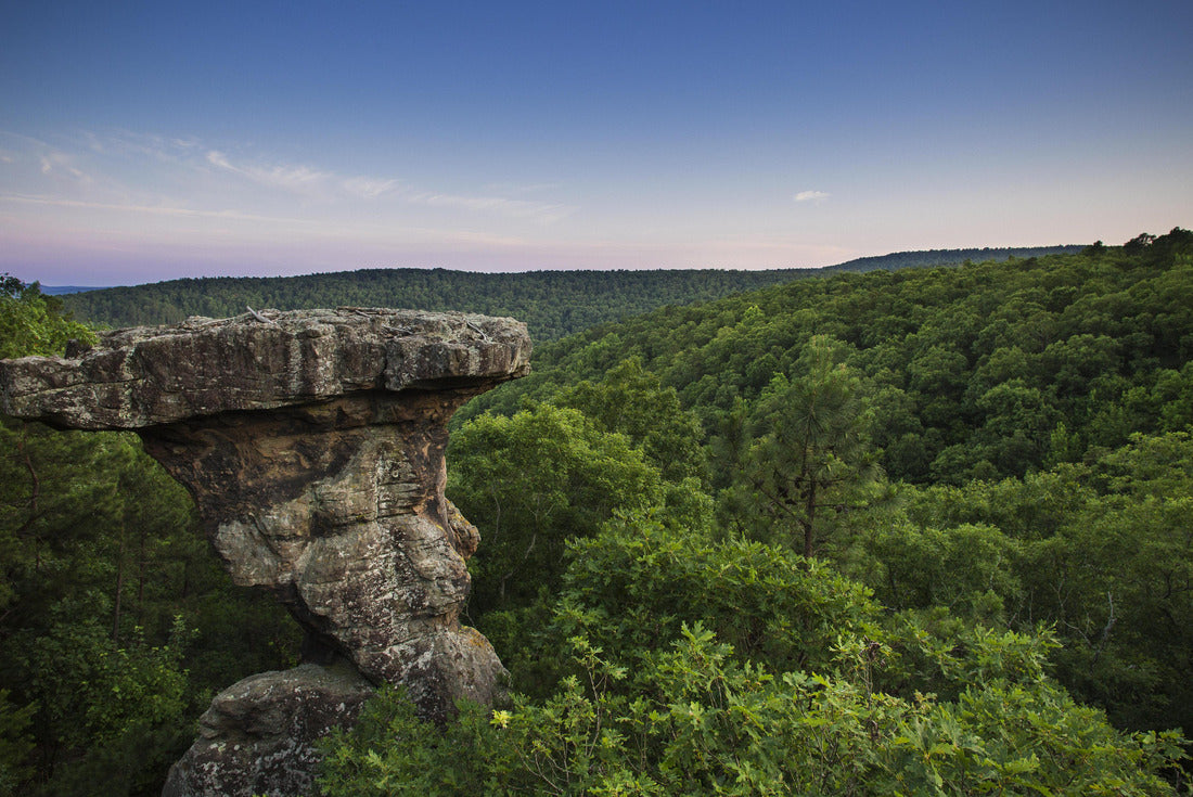 Pedestal Rock in the Ozark National Forest in Central Arkansas 2000pc Puzzle