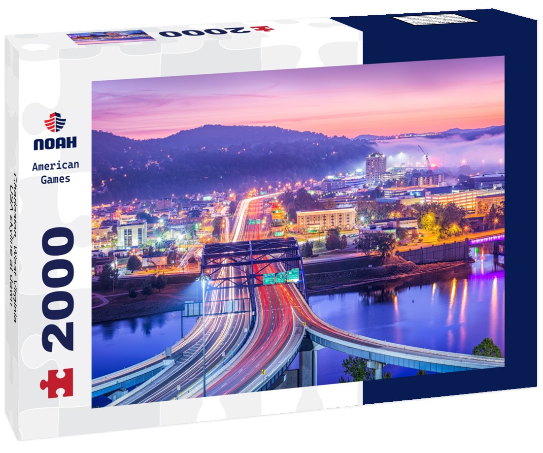 Charleston, West Virginia, USA skyline at dawn 2000pc Puzzle
