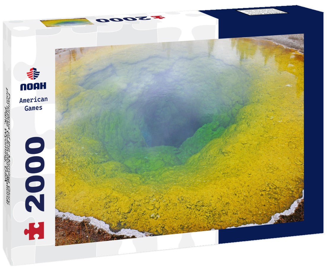 the Morning Glory pool inside Yellowstone National Park, Wyoming, USA 2000pc Puzzle