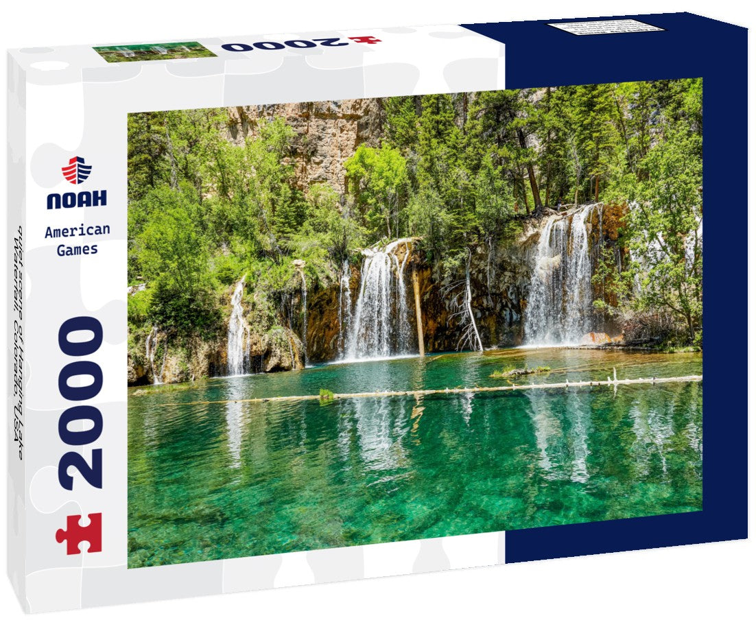 Noah Jigsaw Puzzle quiet scene of Hanging Lake Waterfall, Colorado, USA 2000 pieces