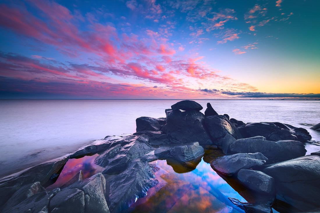 Noah Jigsaw Puzzle Sunset at Brighton Beach, Duluth, Minnesota 2000 pieces