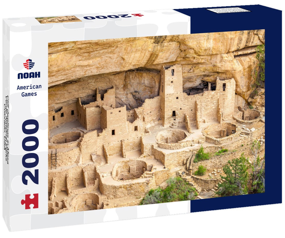 Cliff dwellings in Mesa Verde National Parks, Colorado, USA 2000pc Puzzle