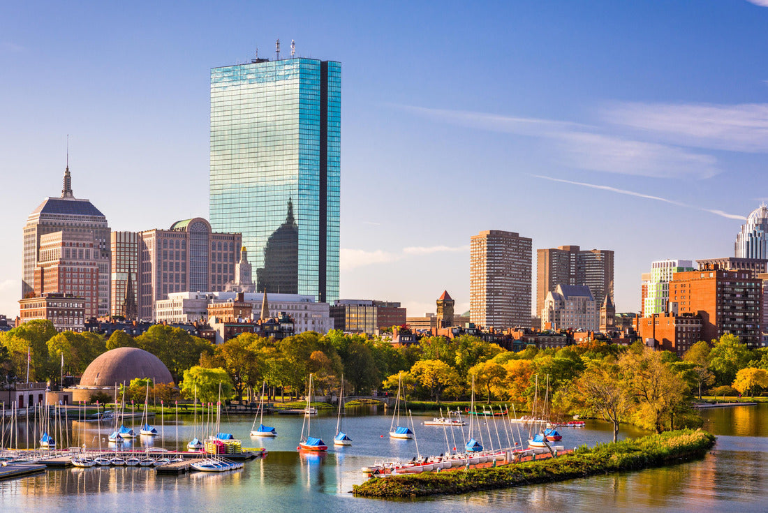 Boston, Massachusetts, USA City Skyline at the river 2000pc Puzzle