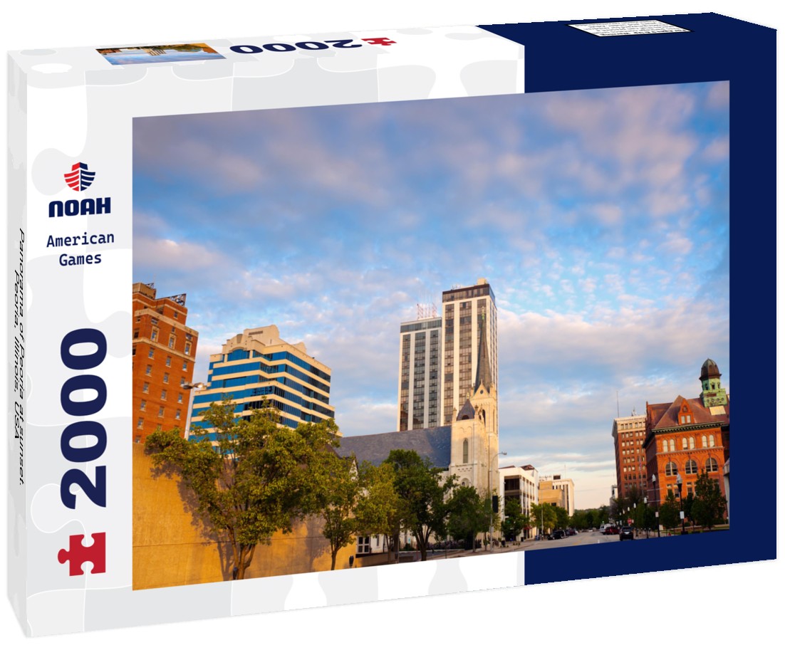 Peoria at sunset. Peoria, Illinois, USA 2000pc Puzzle