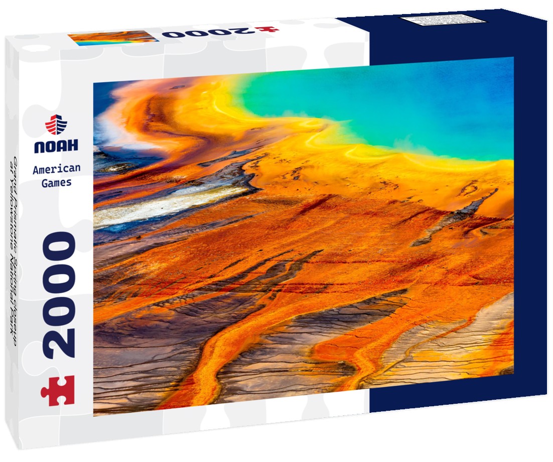 Grand Prismatic Spring closeup at Yellowstone National Park 2000pc Puzzle