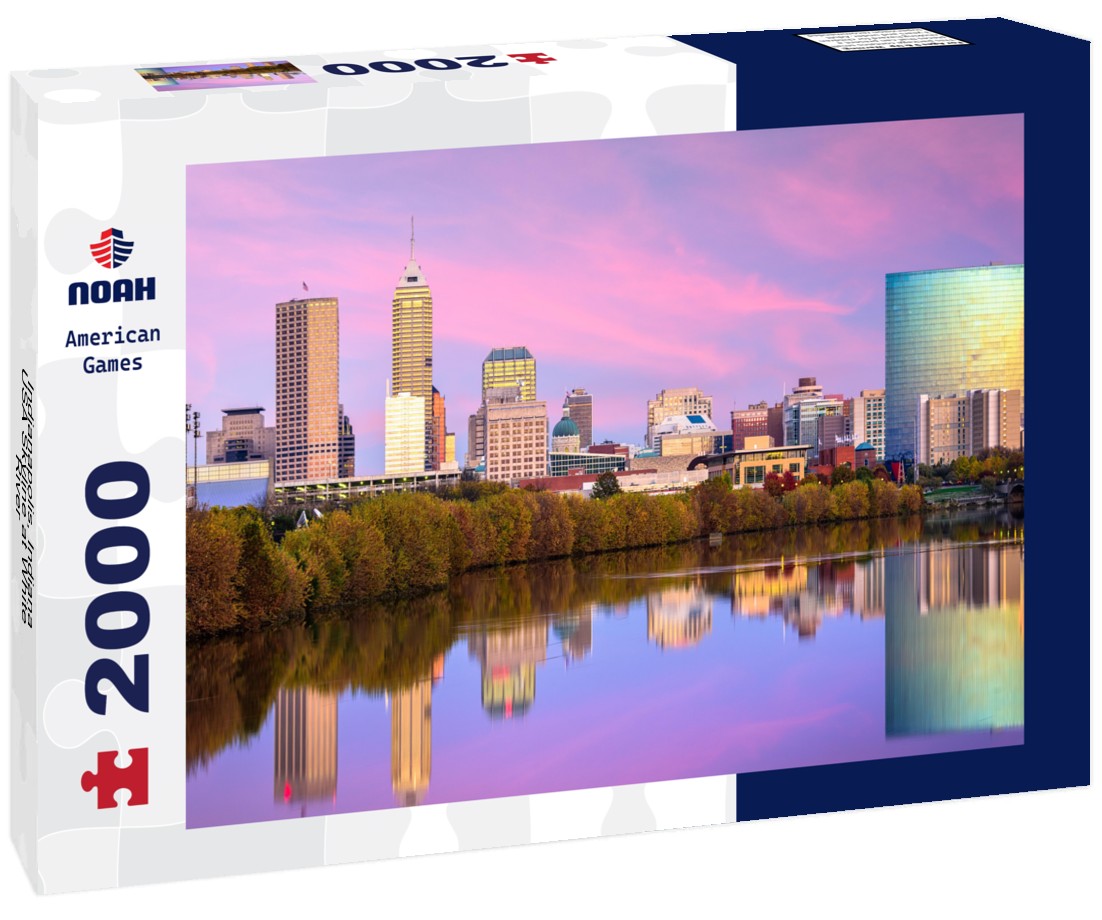 Indianapolis, Indiana, USA Skyline at White River 2000pc Puzzle