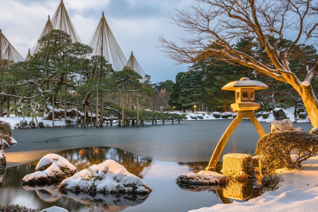 Kanazawa, Ishikawa, Japan winter at Kenrokuen Gardens 2000pc Puzzle