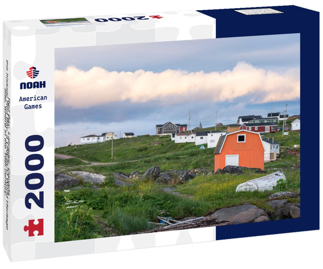 Red Bay, Labrador, Canada - the historic Red Bay, a UNESCO World Heritage Site, where in the 16th century. Basque whales from France and Spain were stationed 2000pc Puzzle