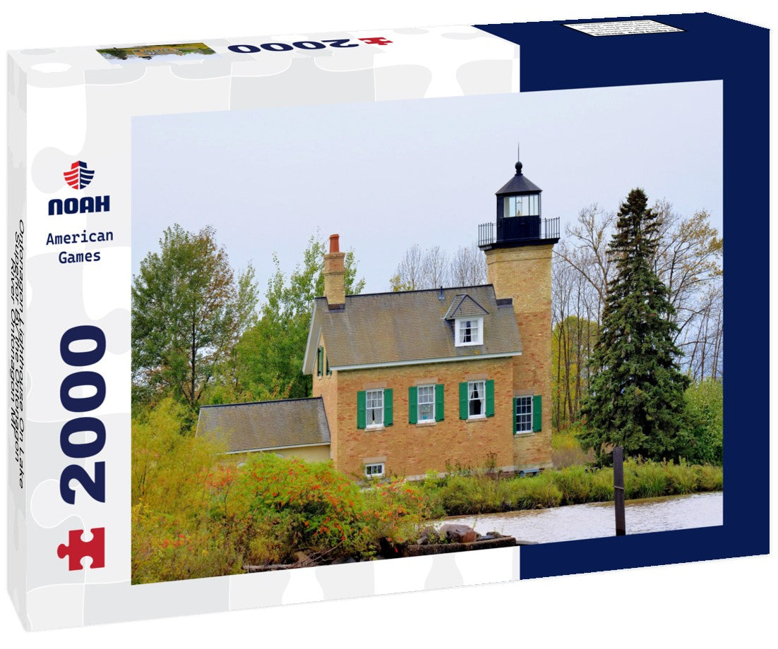 Noah Jigsaw Puzzle Ontonagon Lighthouse On Lake Superior By the Ontonagon River Ontonagon MI 2000 pieces