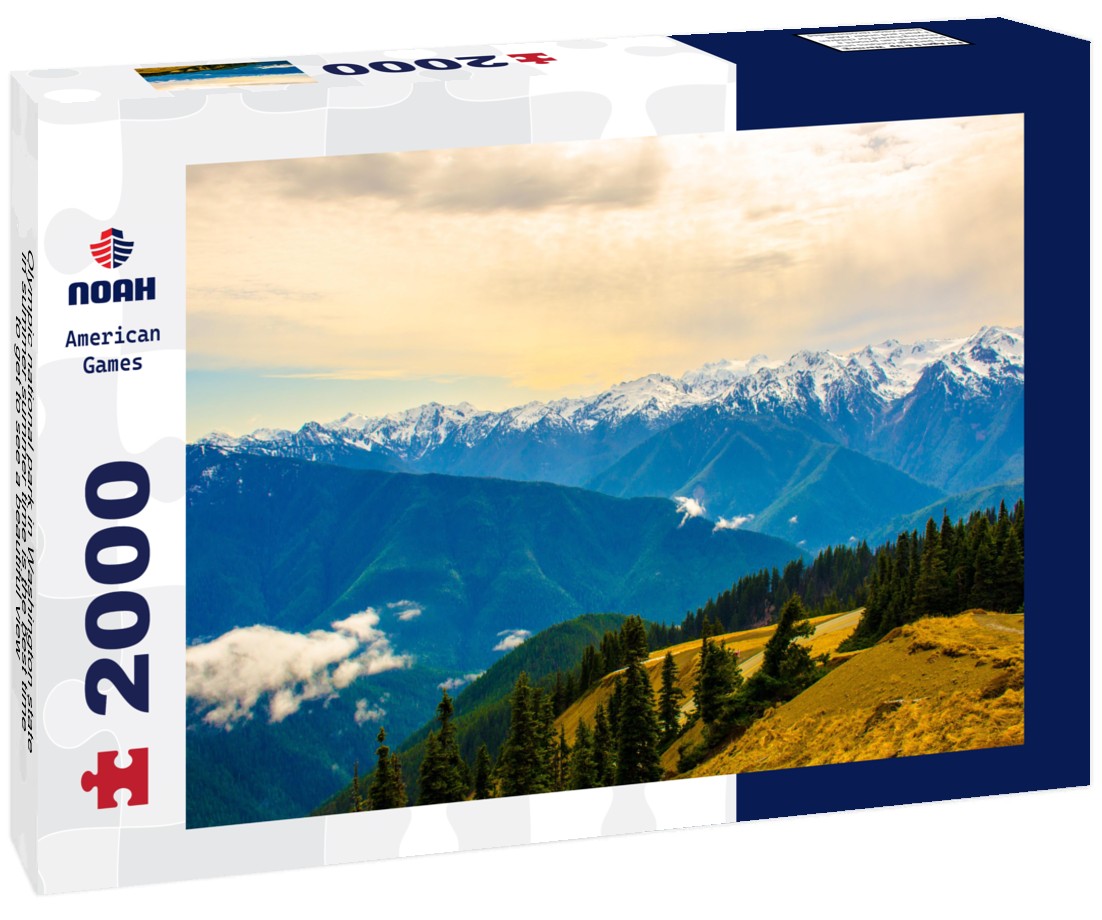 Olympic national park in Washington state in summer summer time is the best time to get to see a beautiful view 2000pc Puzzle