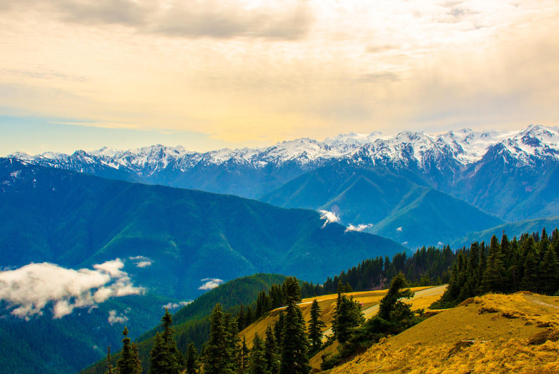 Olympic national park in Washington state in summer summer time is the best time to get to see a beautiful view 2000pc Puzzle