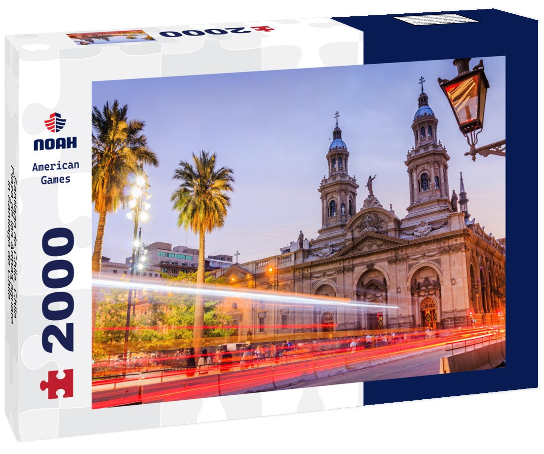 Santiago de Chile, Chile. Plaza de las Armas square in Santiago de Chile 2000pc Puzzle