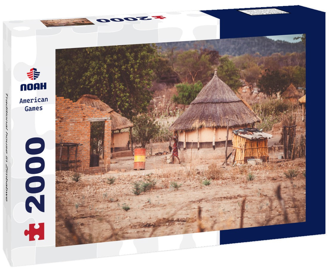 Traditional house in Zimbabwe 2000pc Puzzle